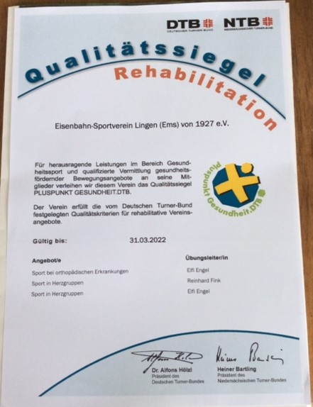 Qualitaetssiegel Rehabilitation